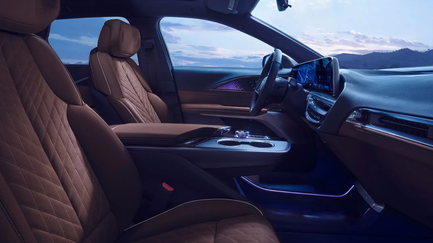 2027 Cadillac Lyriq interior front seats