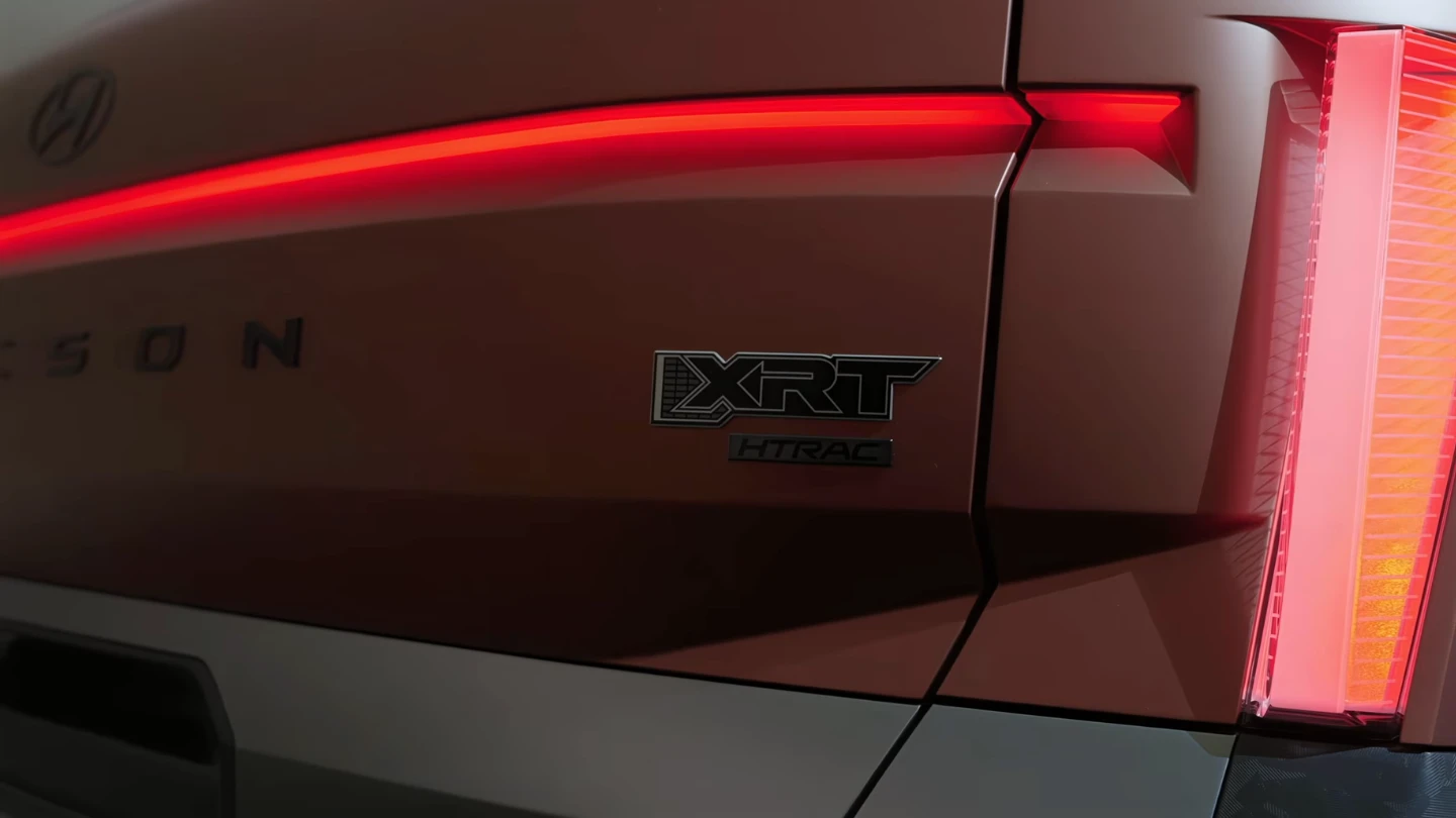 2027 Hyundai Tucson XRT korea exterior tailgate xrt badge