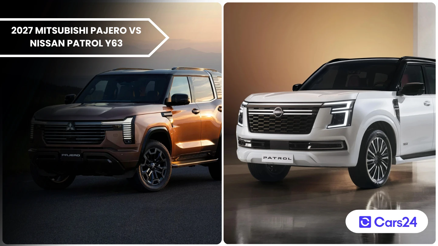 2027 Mitsubishi Pajero vs Nissan Patrol Y63 compared banner photo