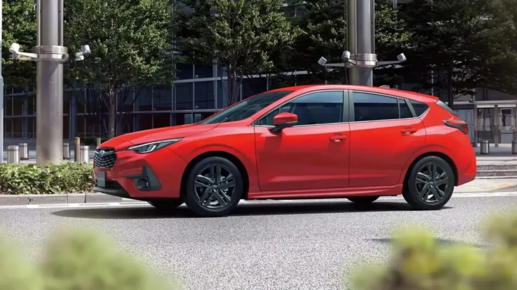 2027 Subaru Impreza Japan ignition red exterior paint
