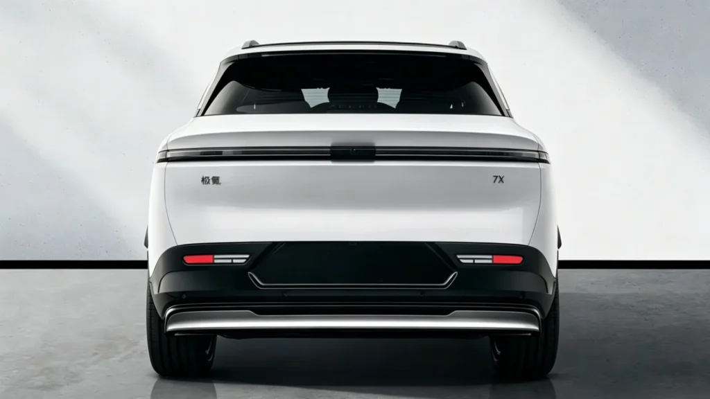 2027 Zeekr 7x rwd china exterior rear