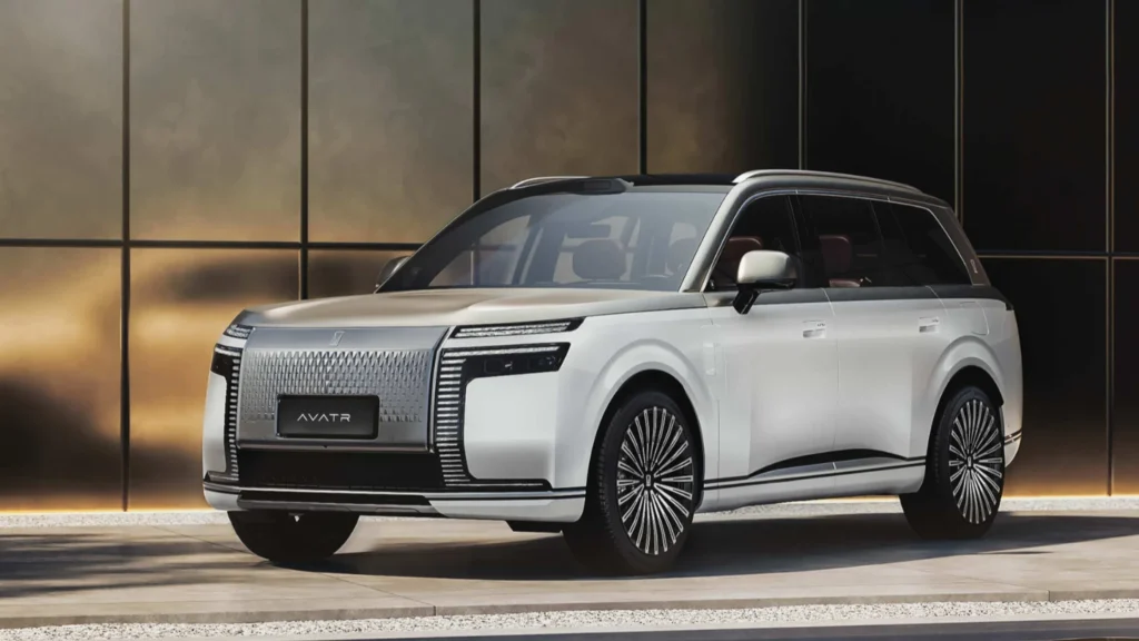 Avatr T09 flagship PHEV SUV China exterior