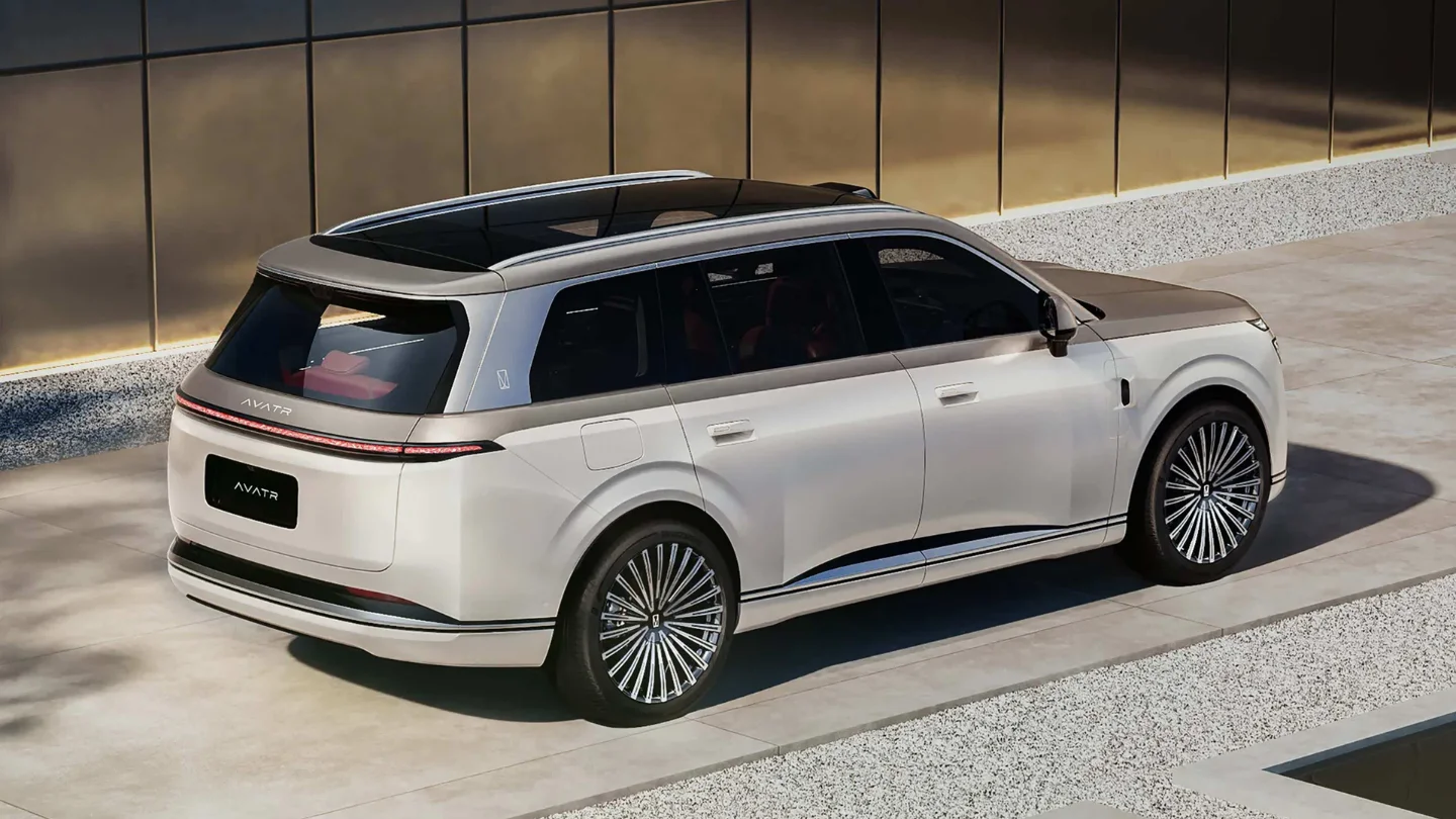 Avatr T09 flagship PHEV SUV China exterior 2