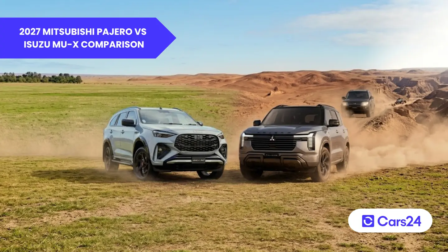 2027 Mitsubishi Pajero vs Isuzu MU-X comparison