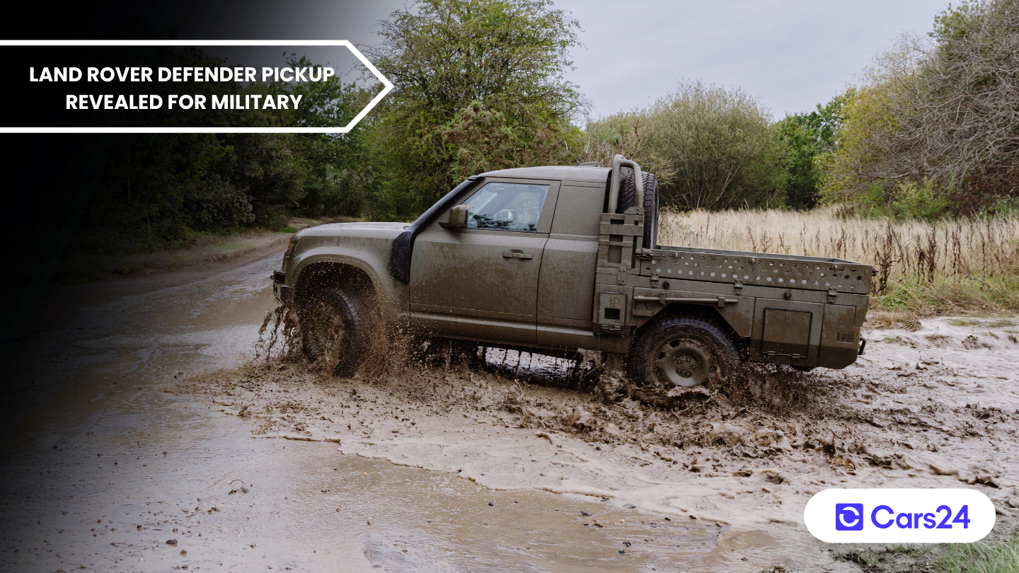 Land Rover Defender Pickup Revealed for Military