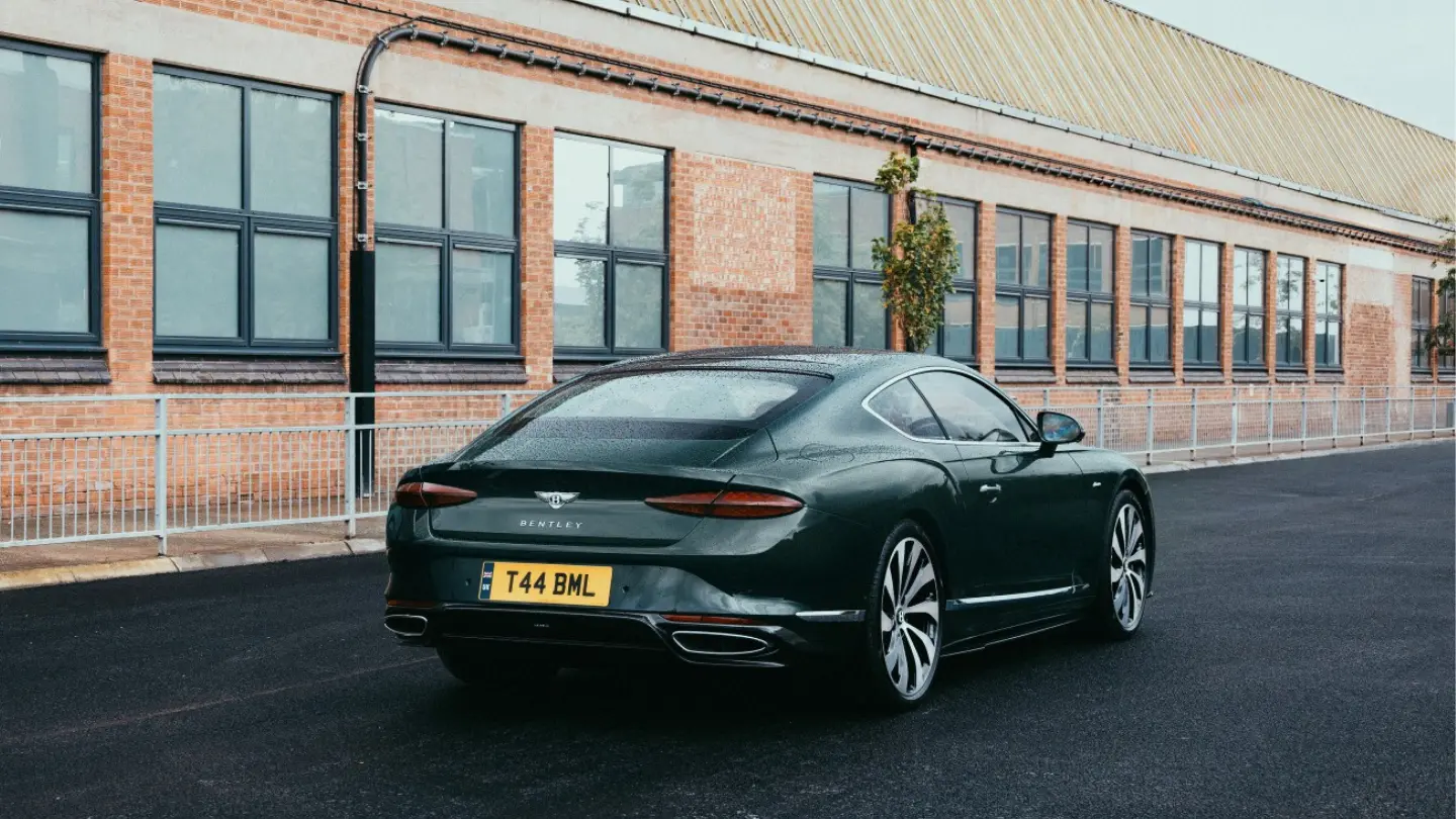 Bentley Barnato Green Continental GT Azure one-off heritage model exterior 2