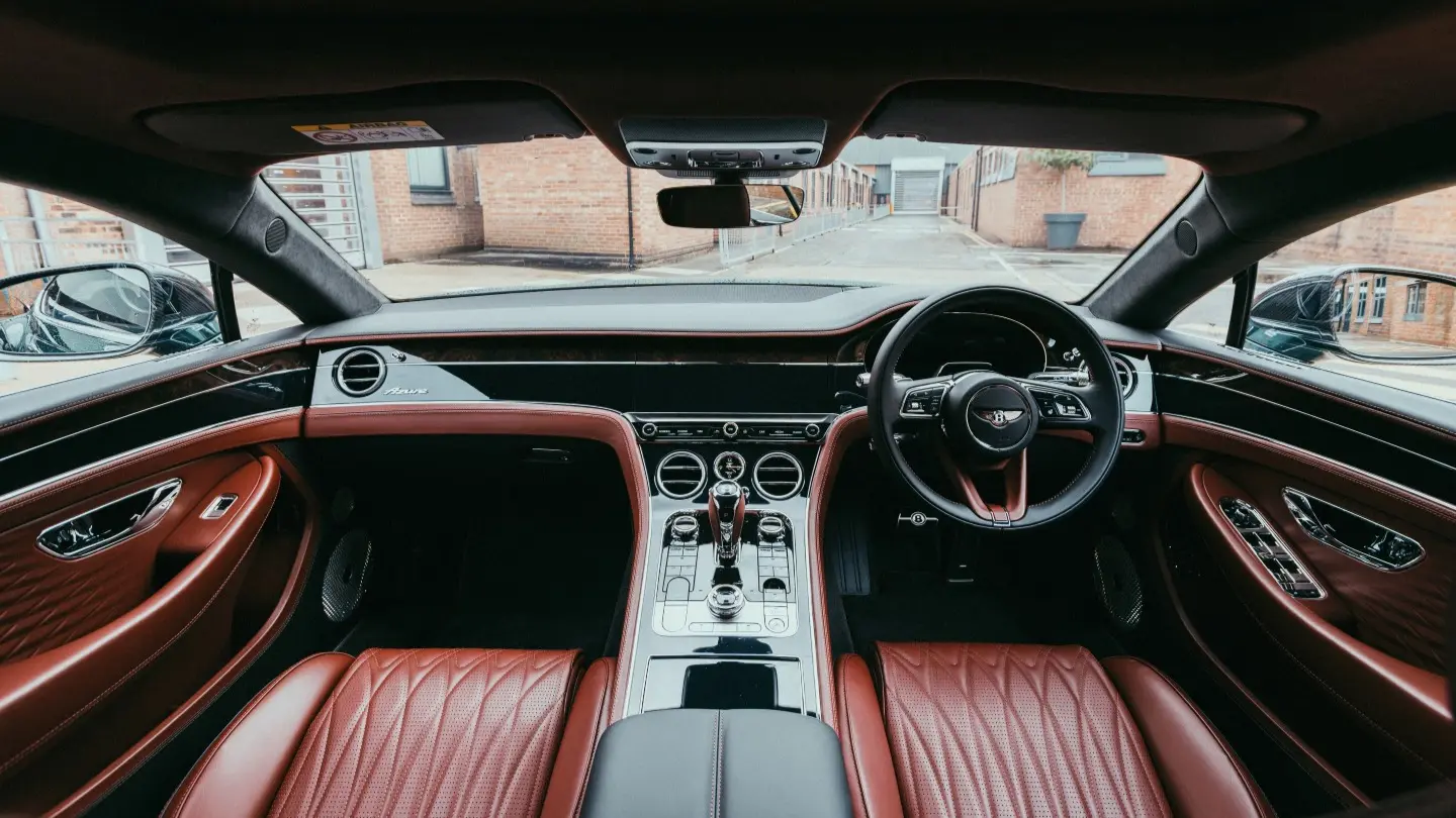 Bentley Barnato Green Continental GT Azure one-off heritage model interior