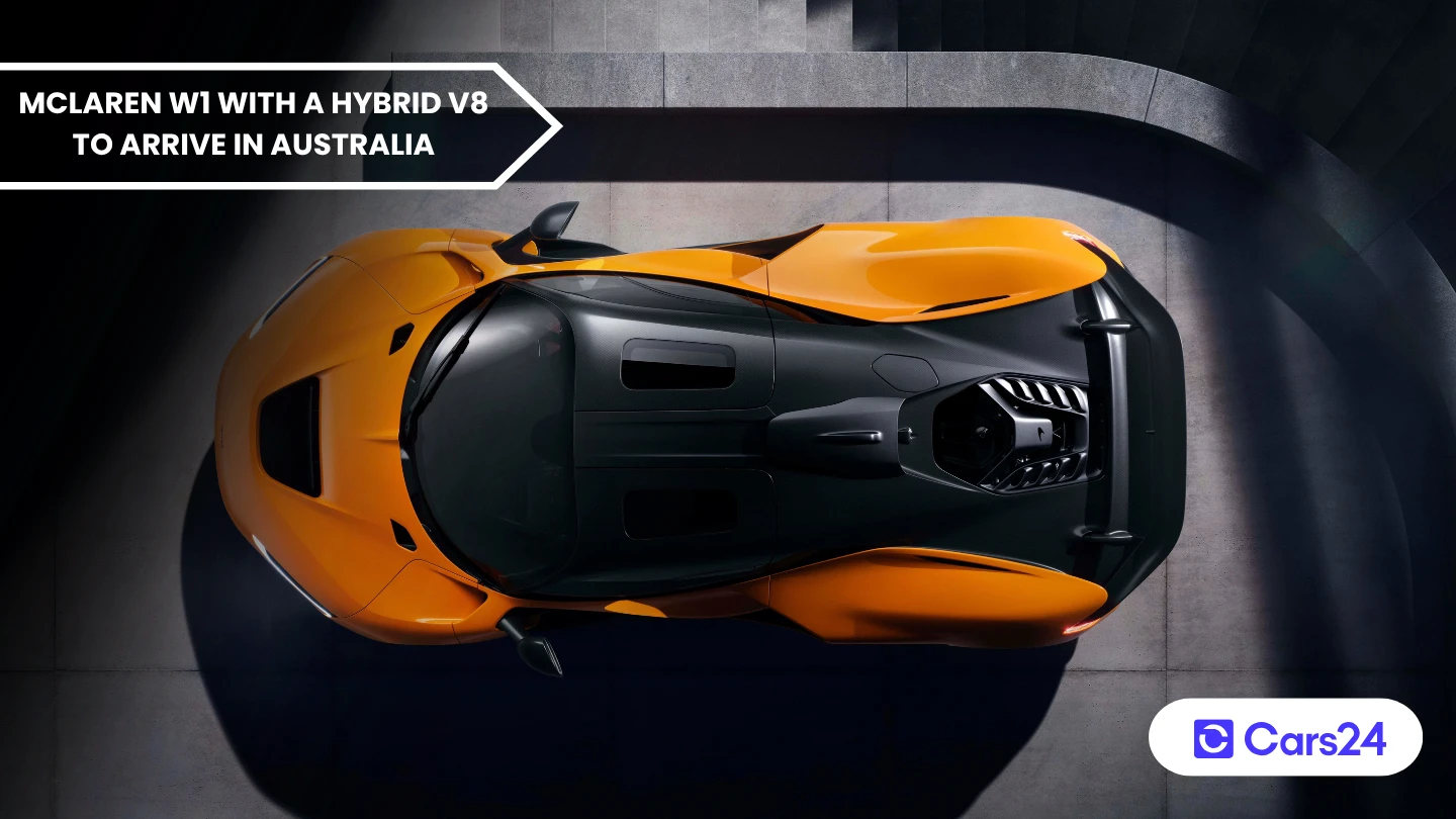 F1 inspired McLaren W1 with a hybrid V8 to arrive in Australia banner