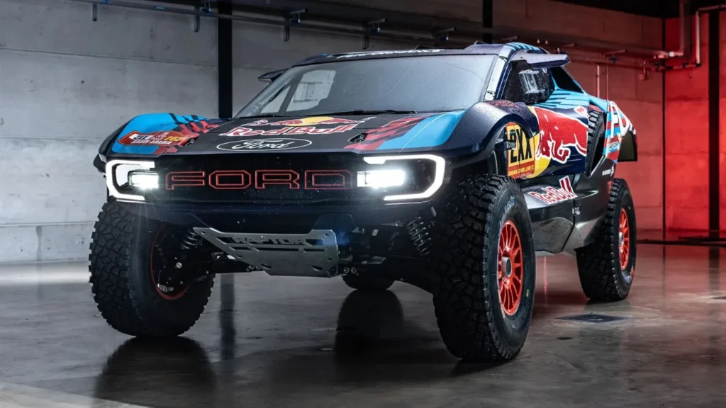 Ford Raptor T1 plus with a v8 engine