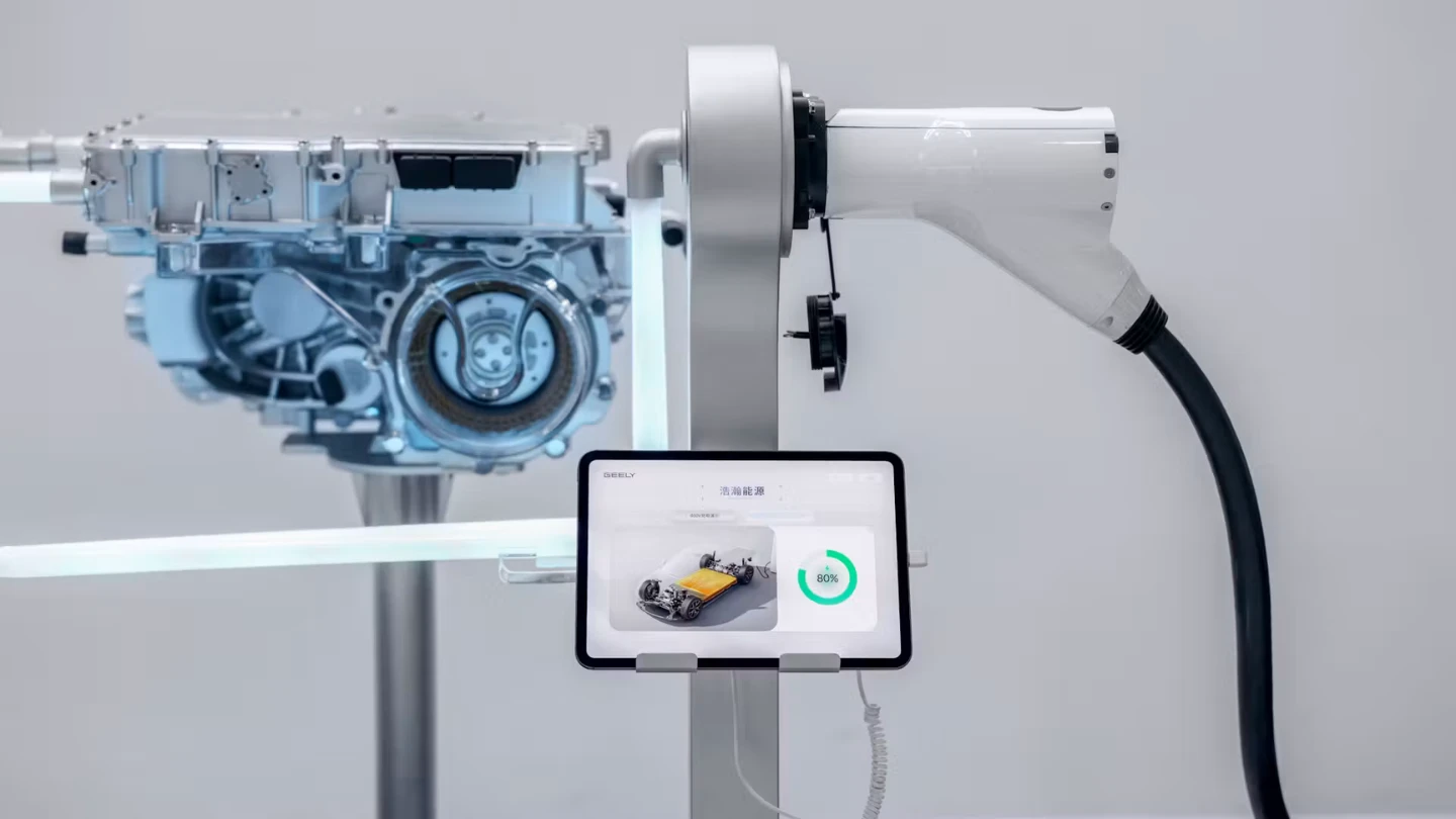 Geely fastest 2250kW EV AI Smart charging setup
