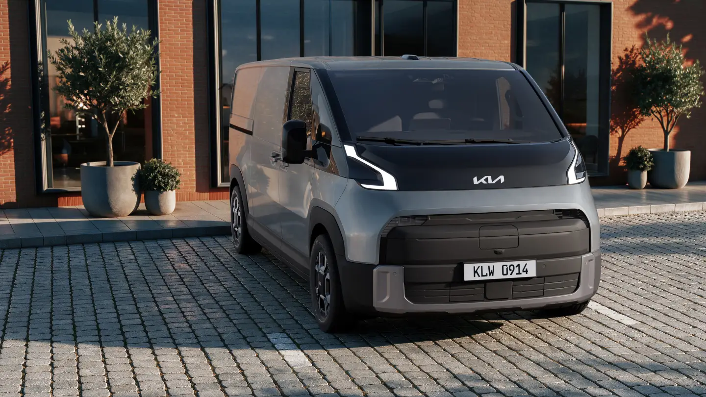 Kia PV7 electric van cargo exterior