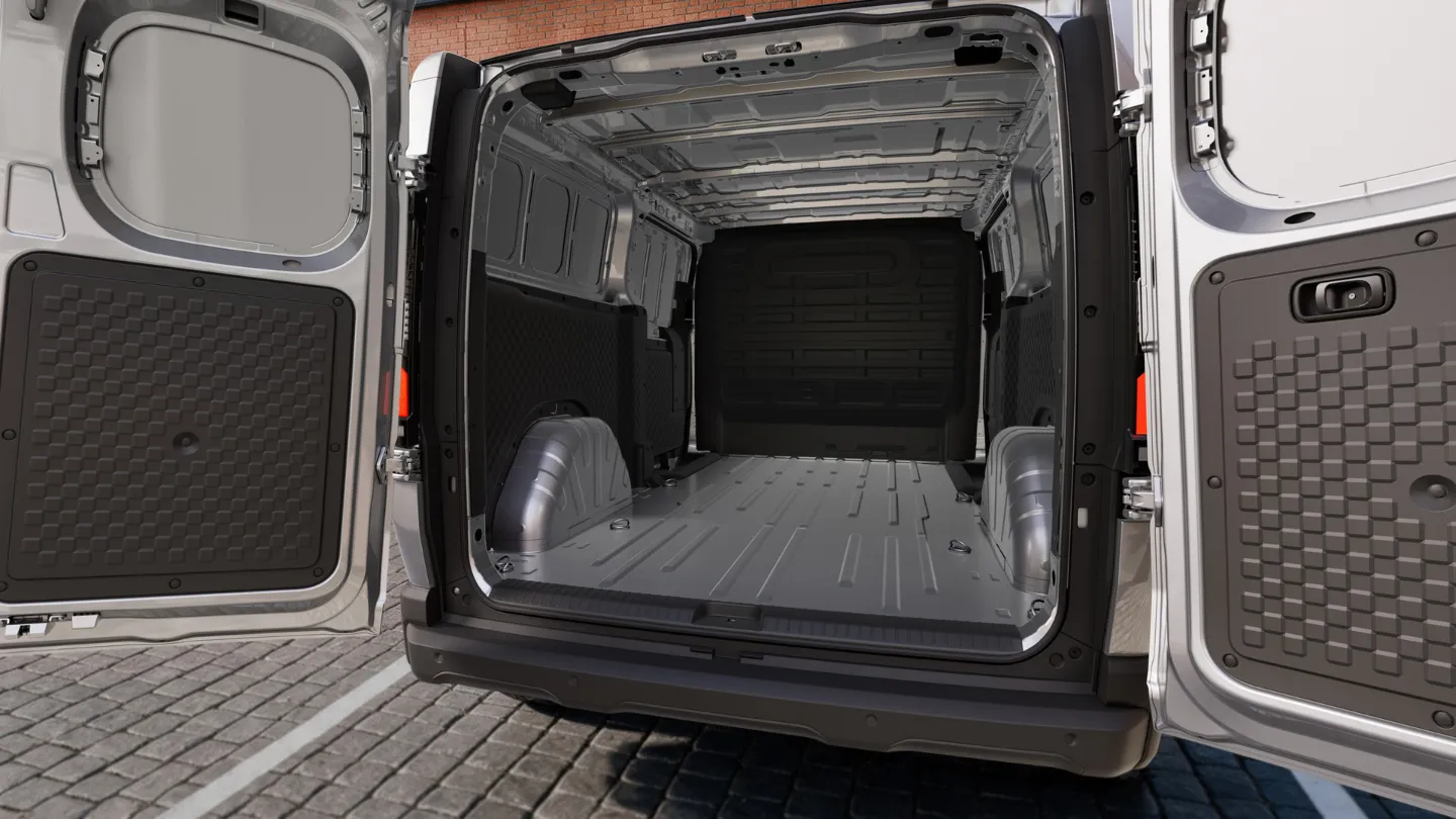 Kia PV7 electric van cargo interior cargo space