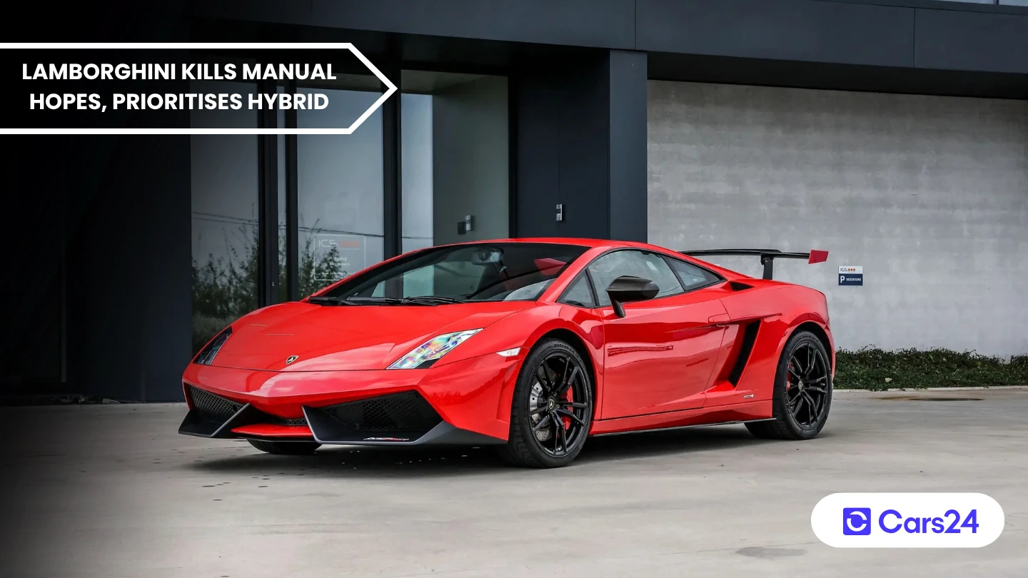 Lamborghini kills manual hopes, prioritises a hybrid future banner