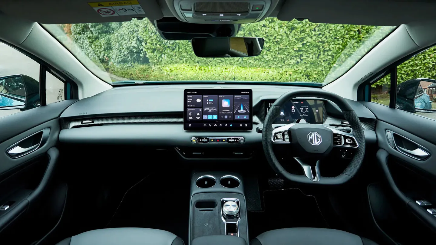 MG4 Urban EV hatch interior cockpit