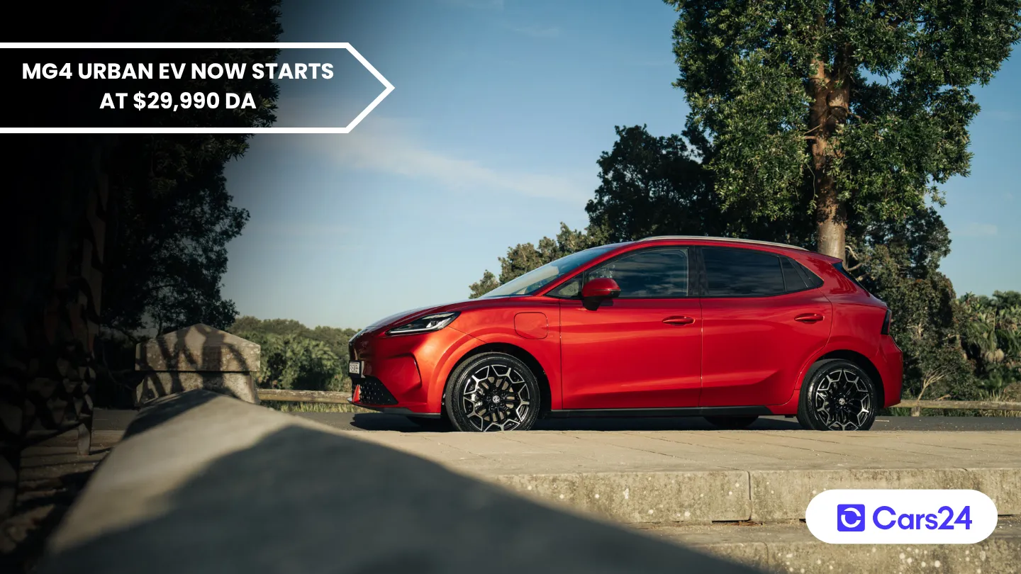 MG4 Urban EV now starts at $29990 driveaway with cashback banner