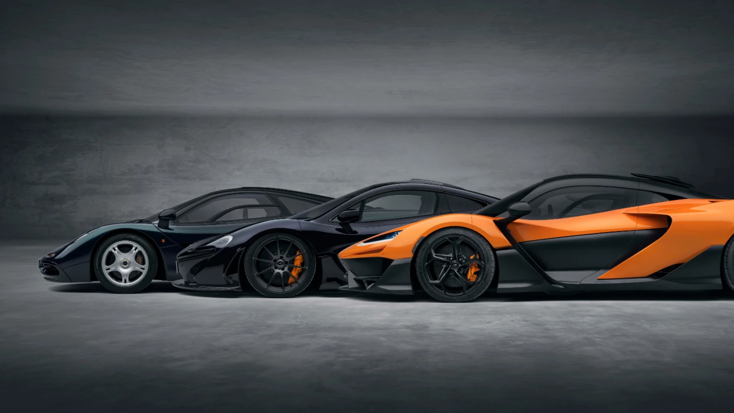 McLaren W1 1 lineage