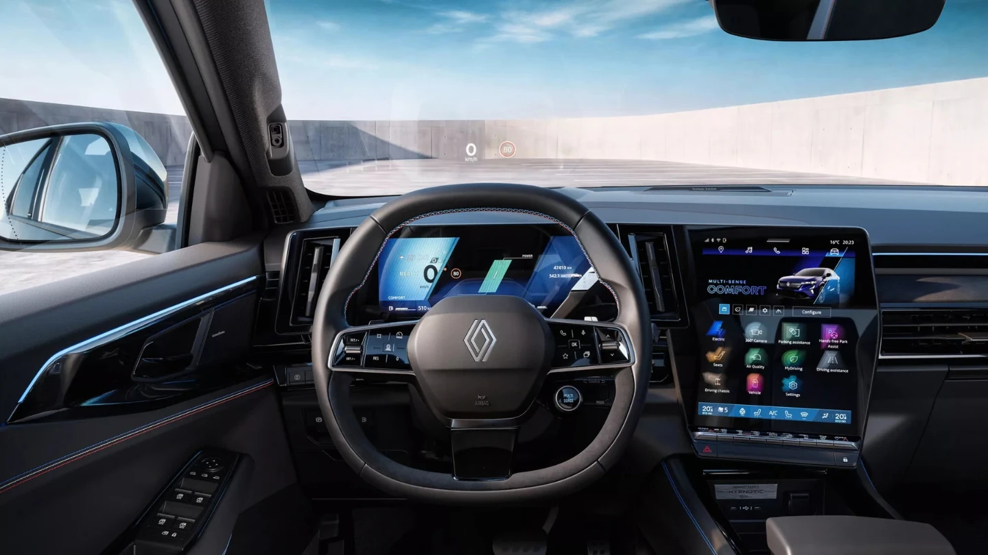 Renault Rafale Hypnotic limited edition europe interior cockpit