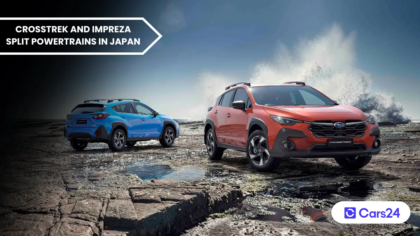 Subaru Crosstrek and Impreza split powertrains in Japan