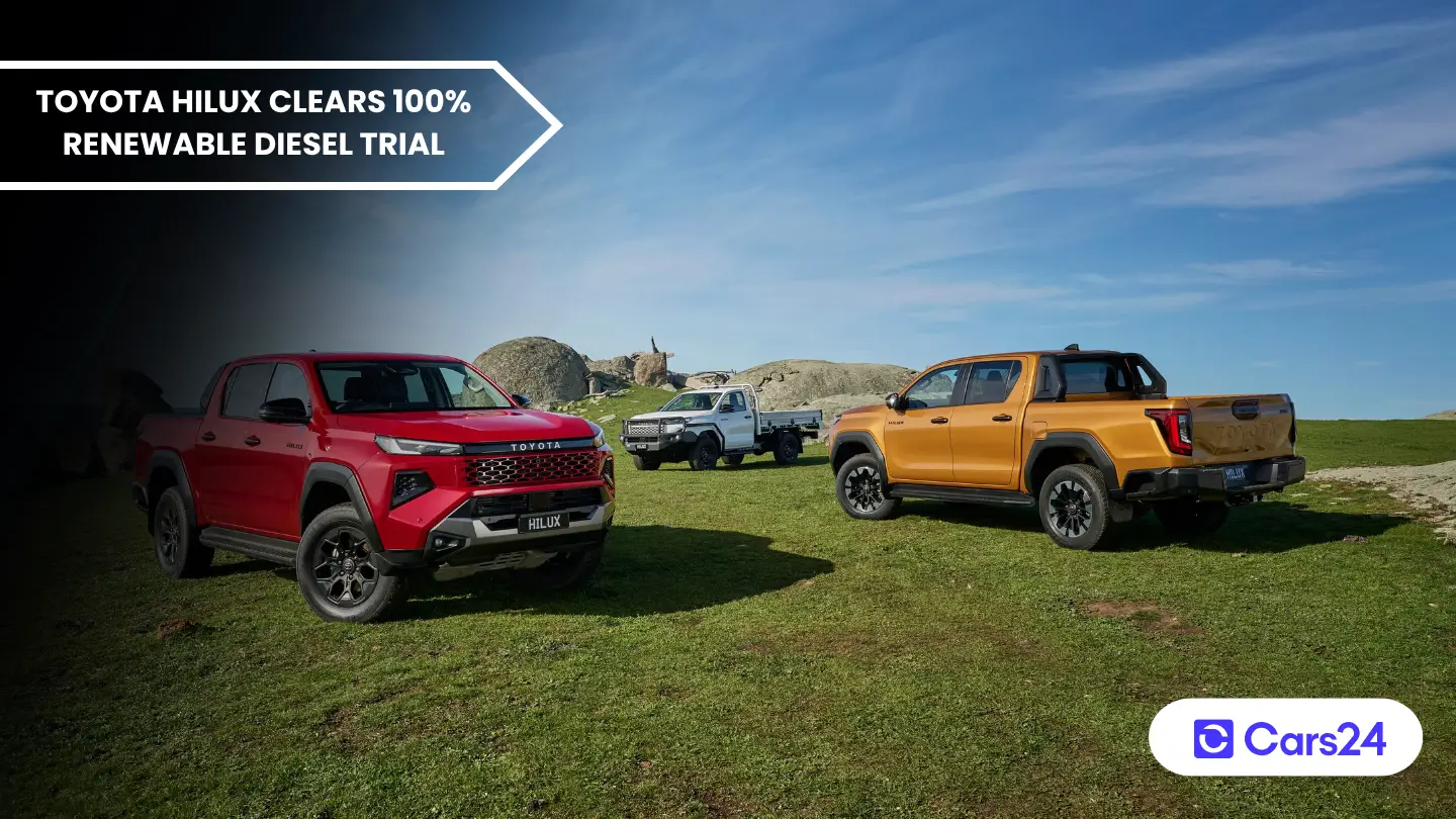 Toyota HiLux clears 100% renewable diesel trial in Australia banner photo