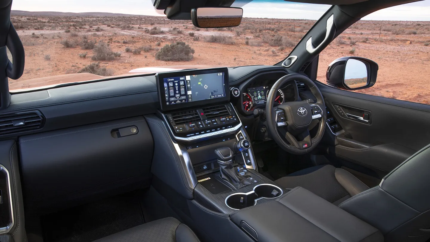 Toyota LandCruiser 300 interior cockpit