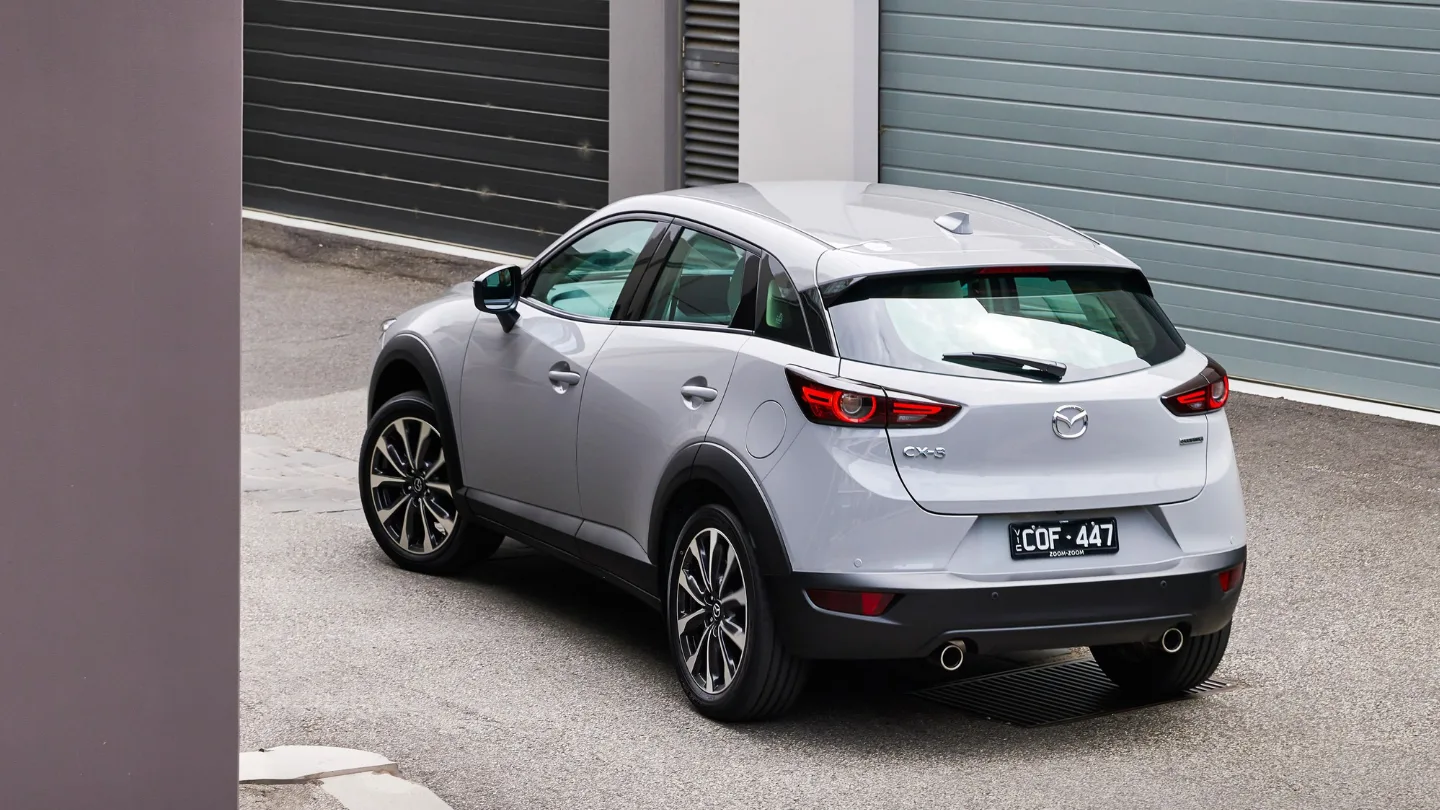 2025 Mazda CX-3 light SUV exterior rear