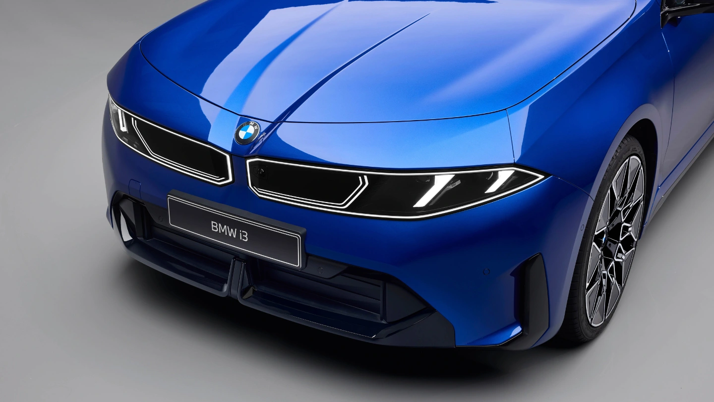 2027 BMW i3 electric sedan exterior front details