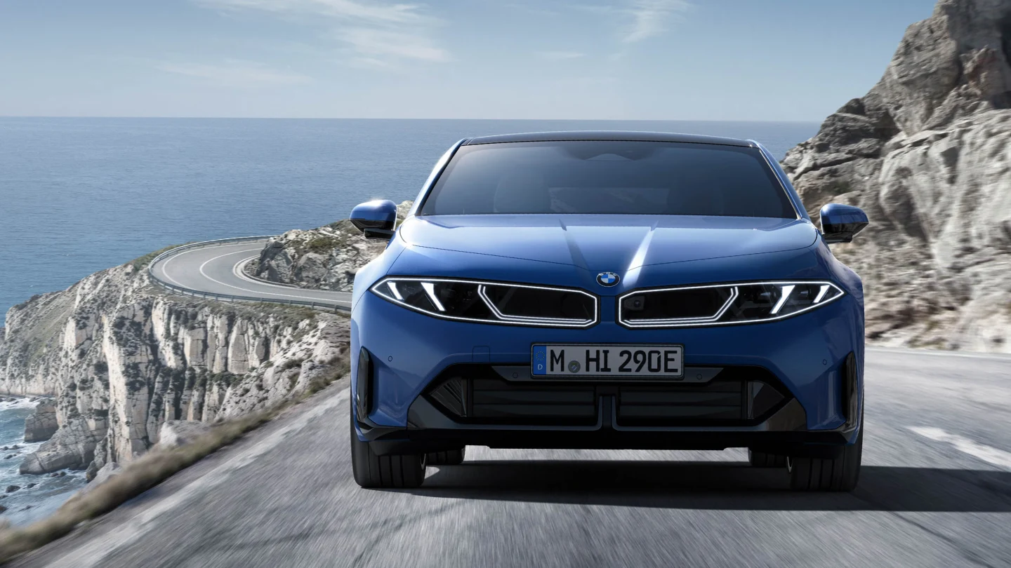 2027 BMW i3 electric sedan exterior front face