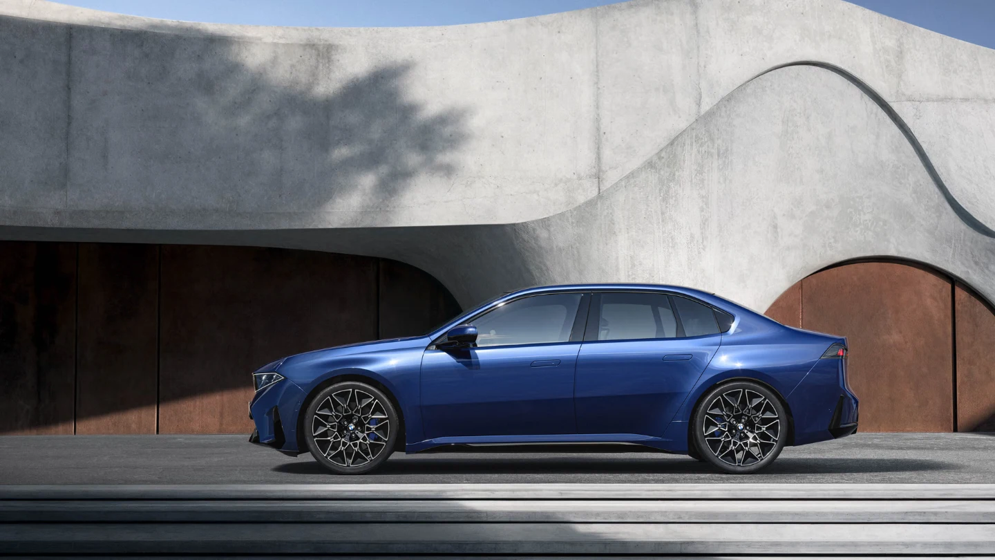 2027 BMW i3 electric sedan exterior side