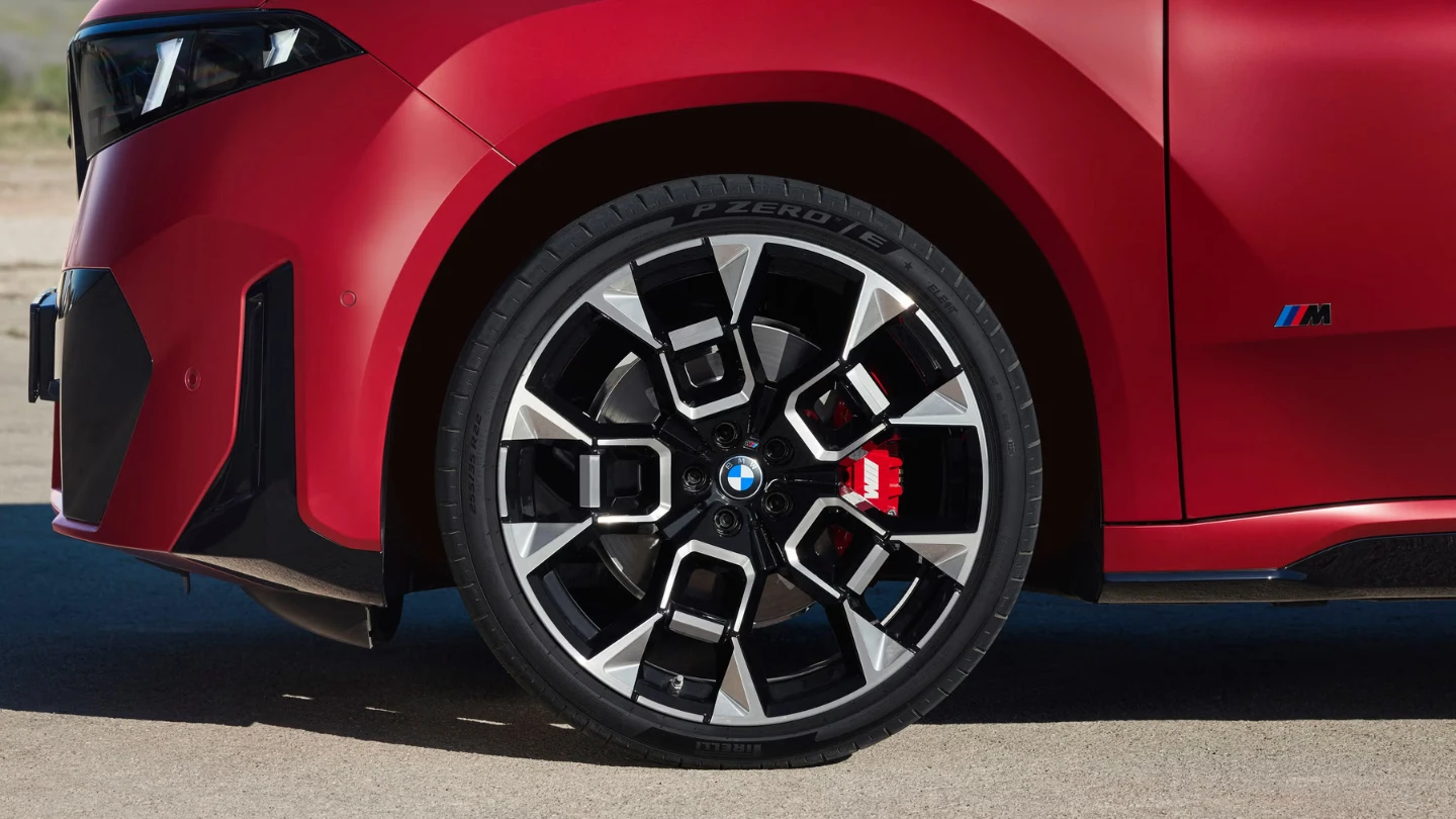 2027 BMW iX4 EV coupe exterior alloy wheels