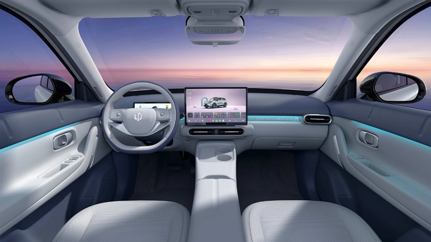 2027 Leapmotor B03X electric SUV interior cockpit