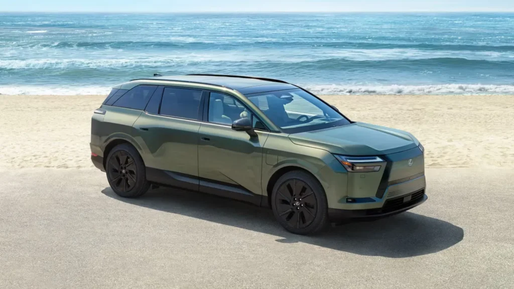 2027 Lexus TZ electric SUV exterior front side