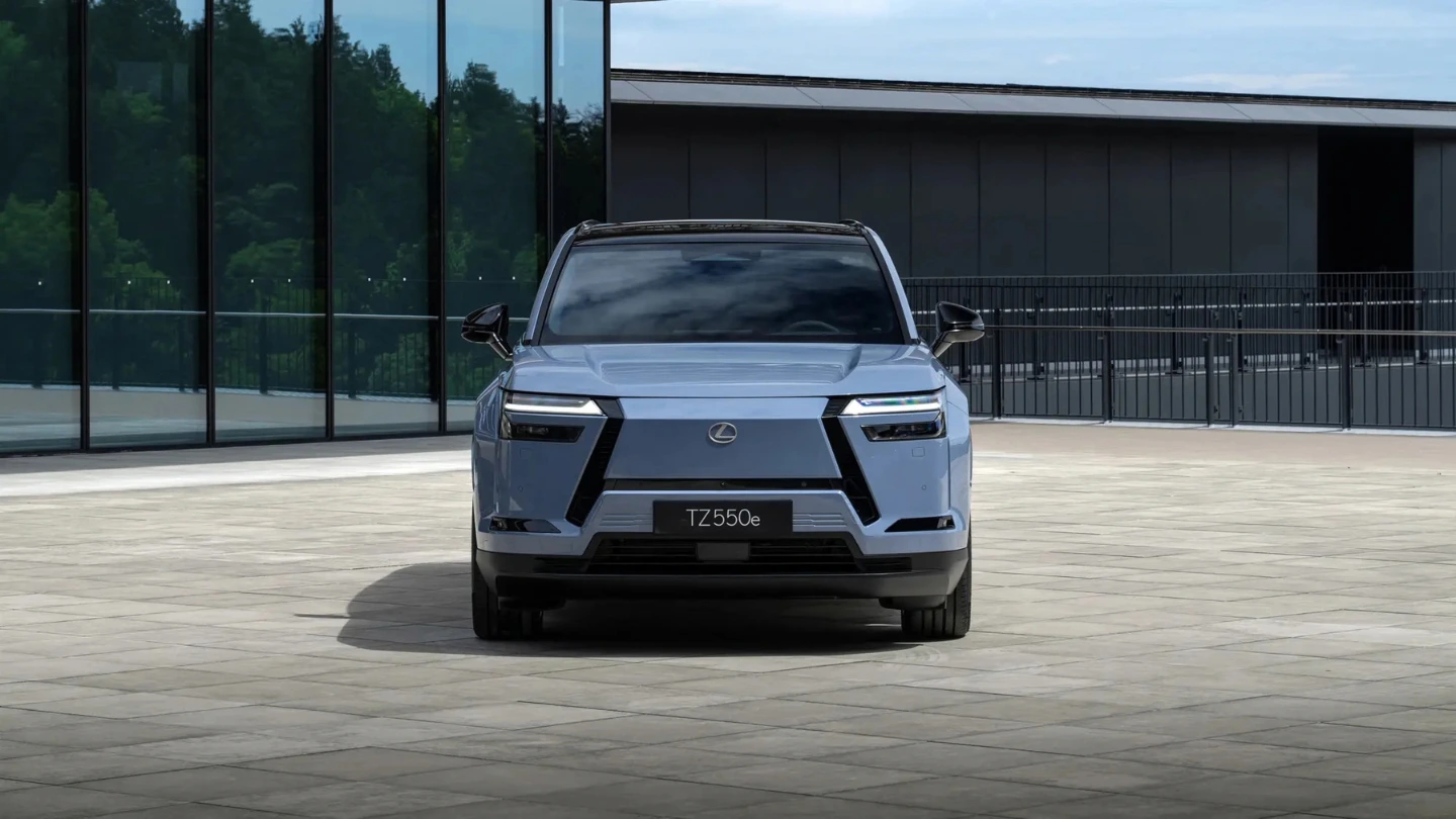 2027 Lexus TZ electric SUV exterior front