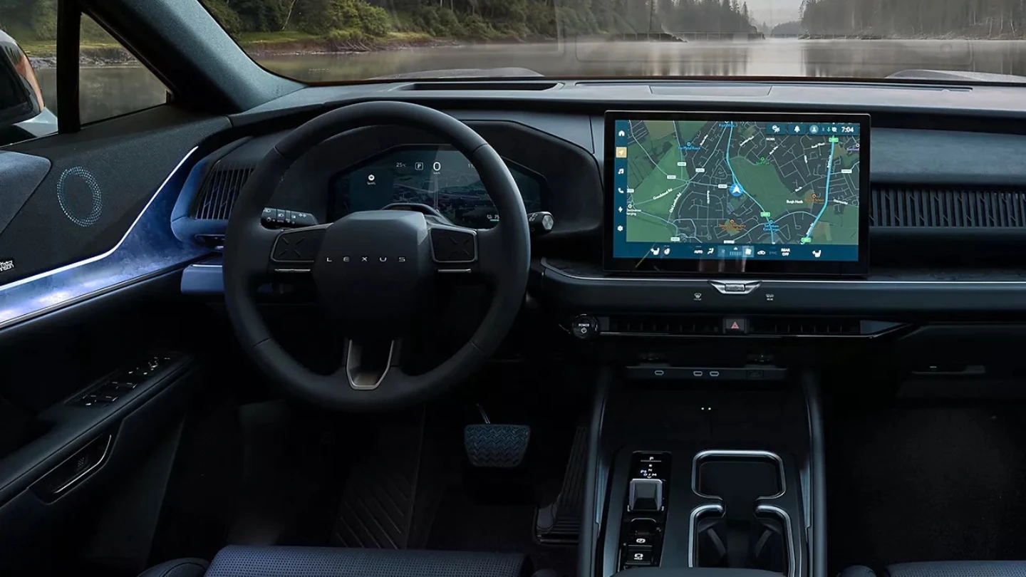 2027 Lexus TZ electric SUV interior cockpit