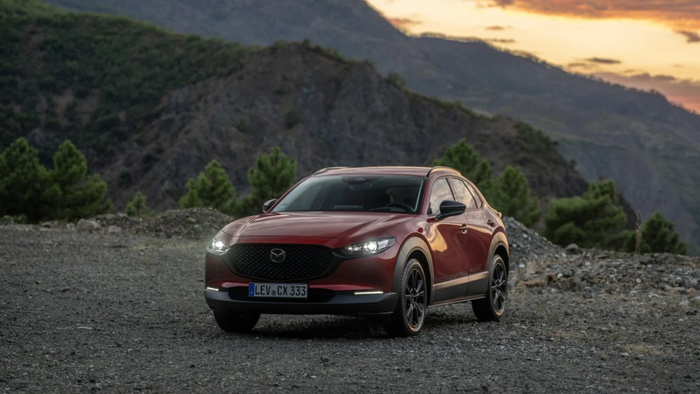 2027 Mazda CX30 UK model exterior front side