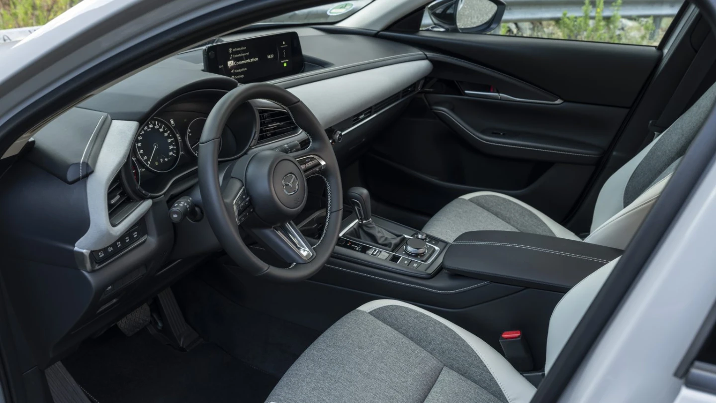 2027 Mazda CX30 UK model makoto edition interior front seats cockpit
