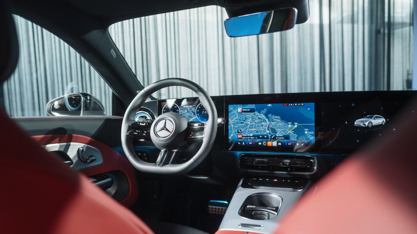 2027 Mercedes-Benz CLA Shooting Brake wagon electric interior cockpit