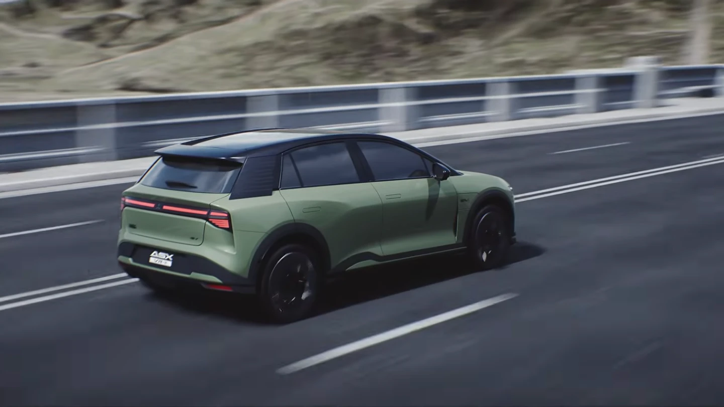 2027 Mitsubishi ASX VR-e on a track side view
