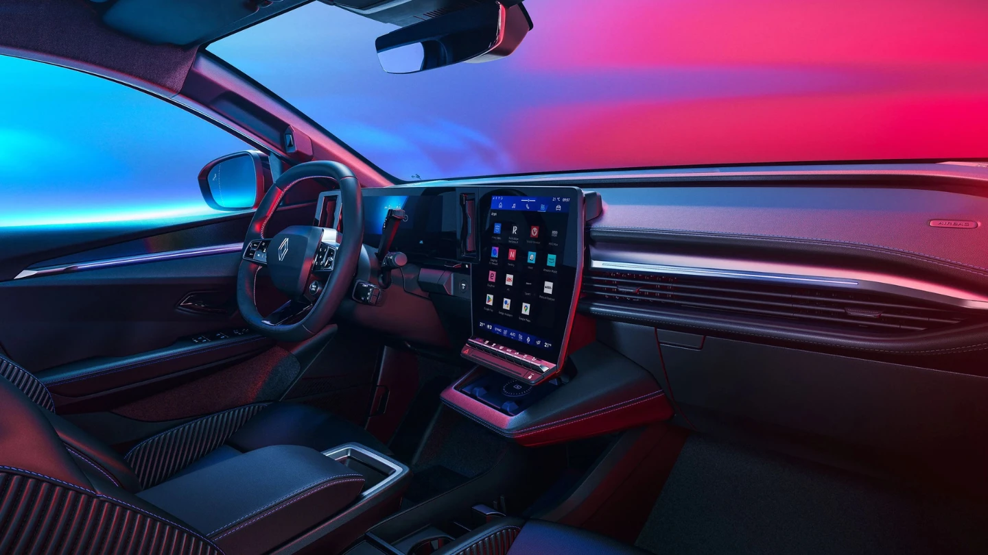 2027 Renault Megane E-Tech electric SUV interior cockpit