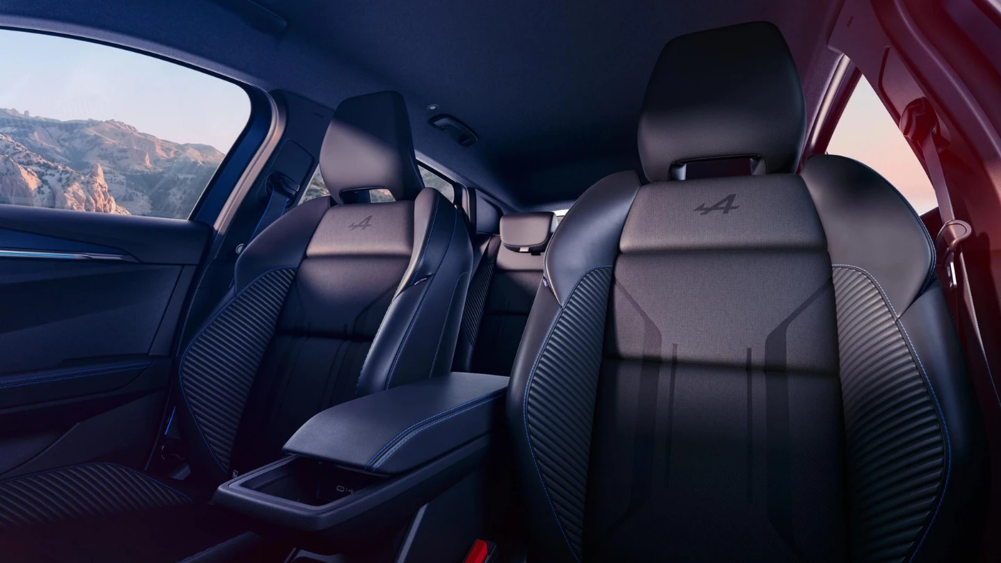 2027 Renault Megane E-Tech electric SUV interior front seats