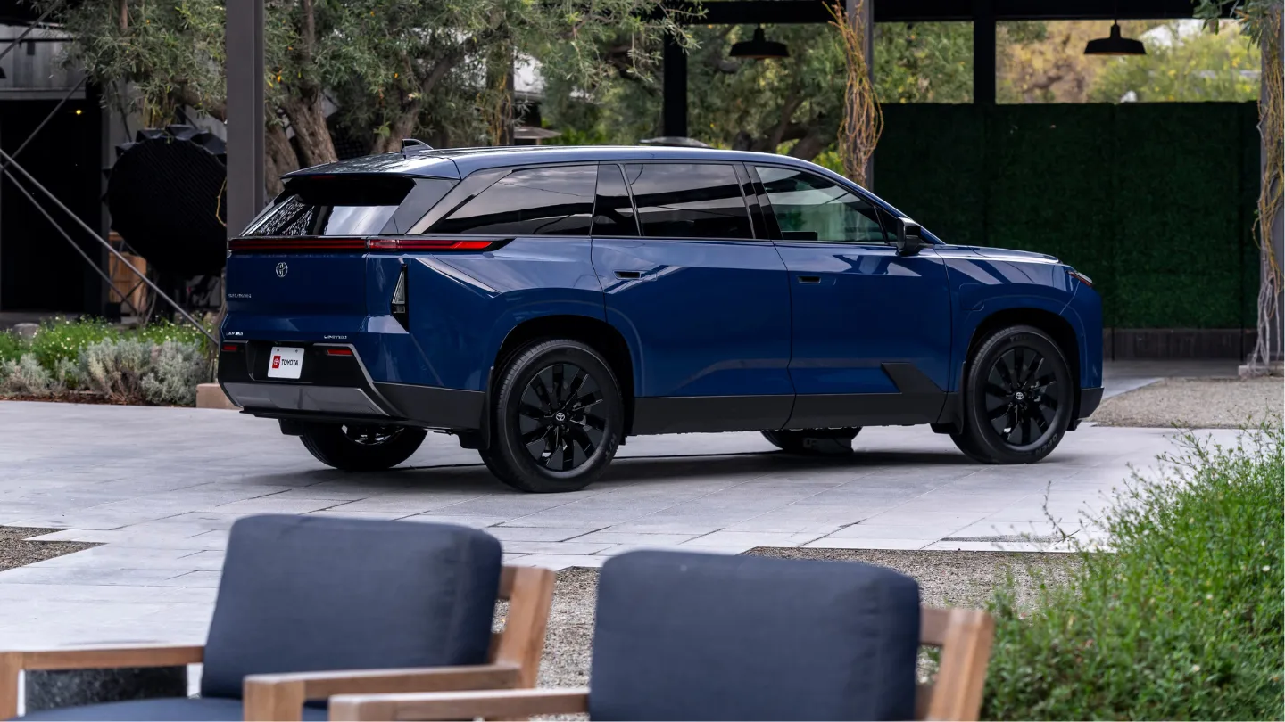 2027 Toyota Highlander EV US model rear side