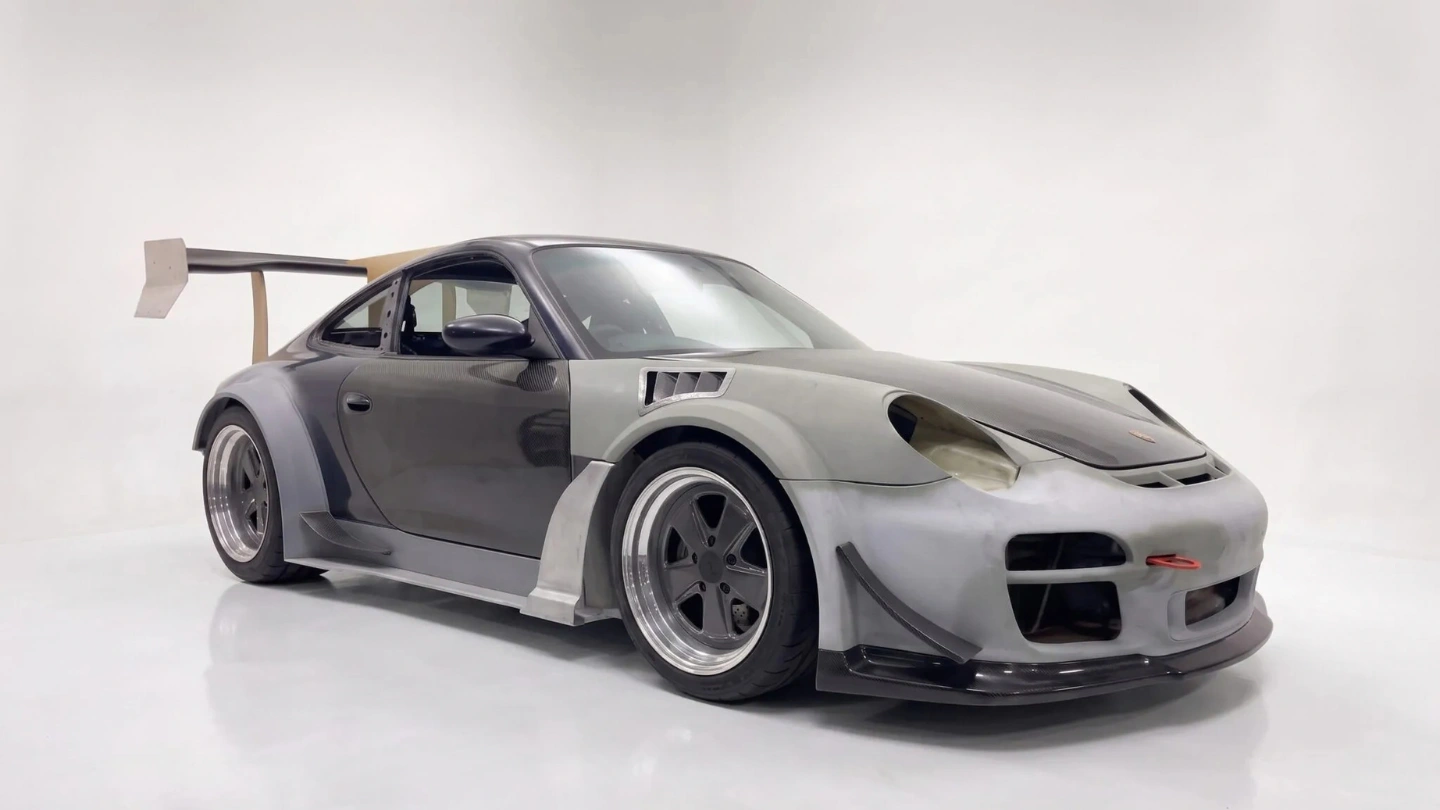996 Porsche with front mounted LS V8 australia showtime custom build prototype