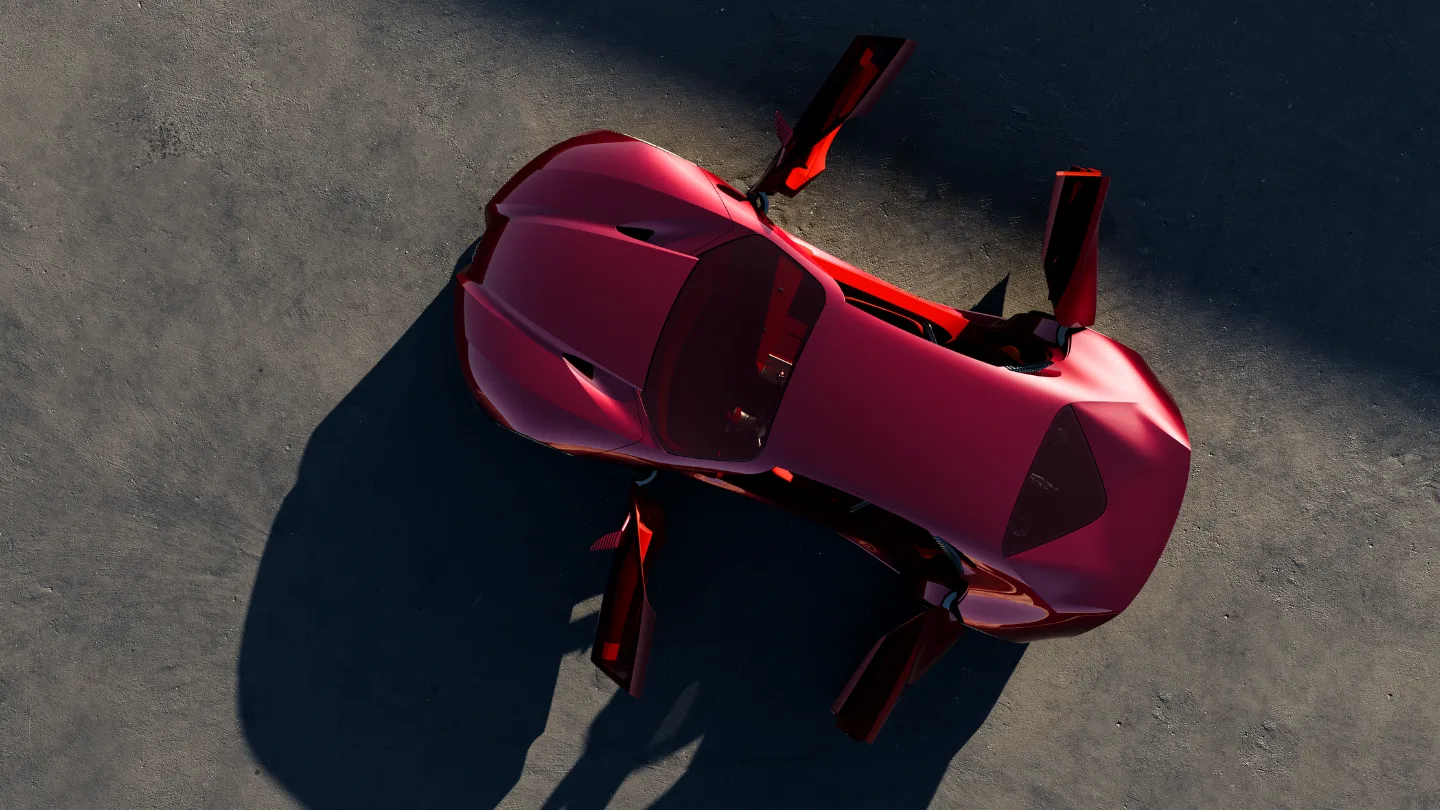 Alfa Romeo Cuorerosso Concept exterior top view