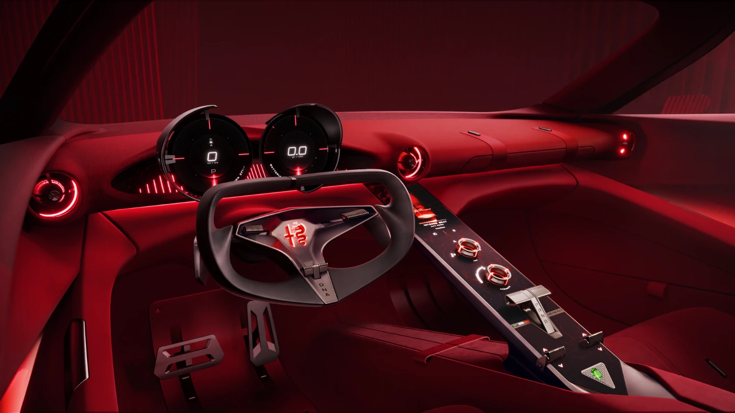 Alfa Romeo Cuorerosso Concept interior cockpit