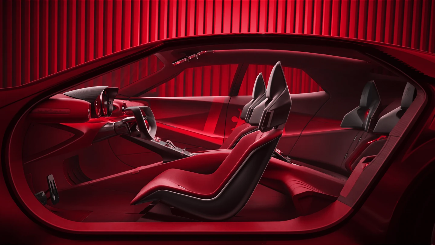 Alfa Romeo Cuorerosso Concept interior four seat layout