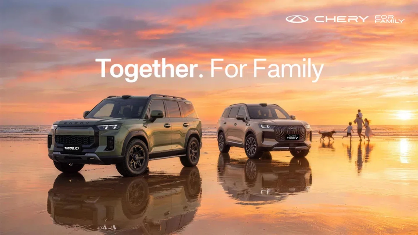 All new Chery Tiggo X7 and updated Chery Tiggo 7 SUvs