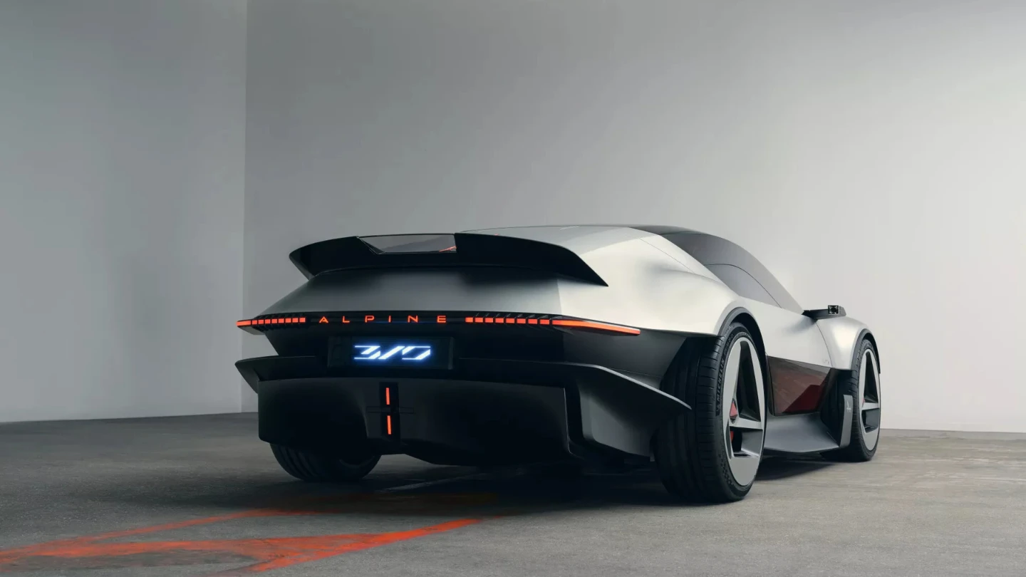 Alpine A310 Vision Concept exterior rear side