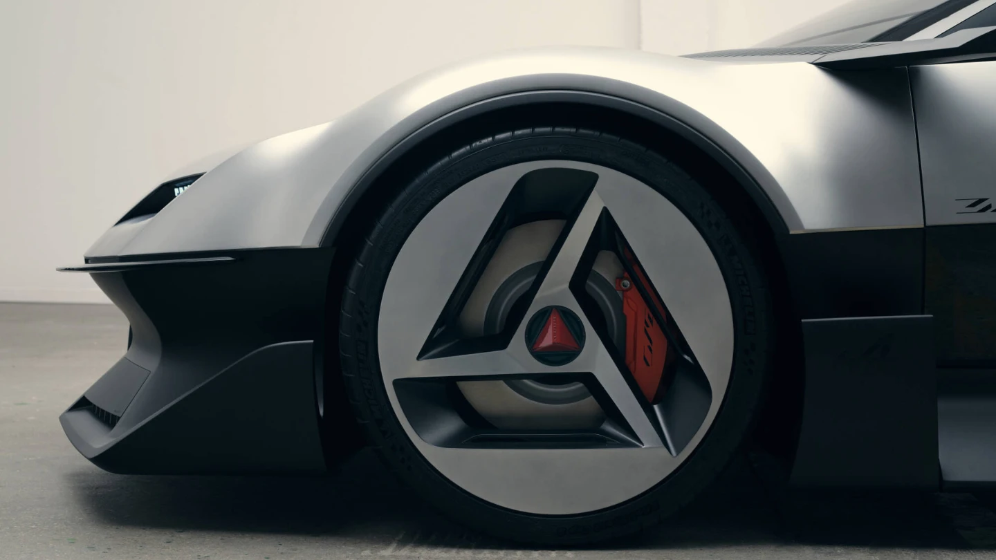 Alpine A310 Vision Concept exterior wheel close up