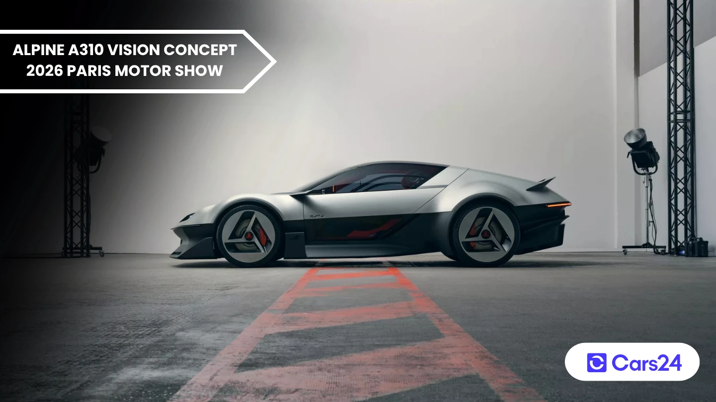 Alpine A310 Vision Concept revealed at 2026 Paris Motor Show
