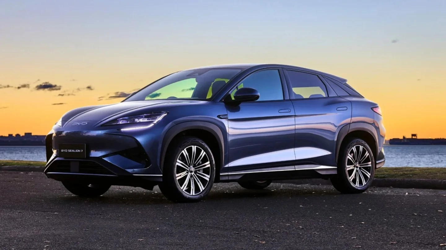 BYD Sealion 7 mid size electric SUV