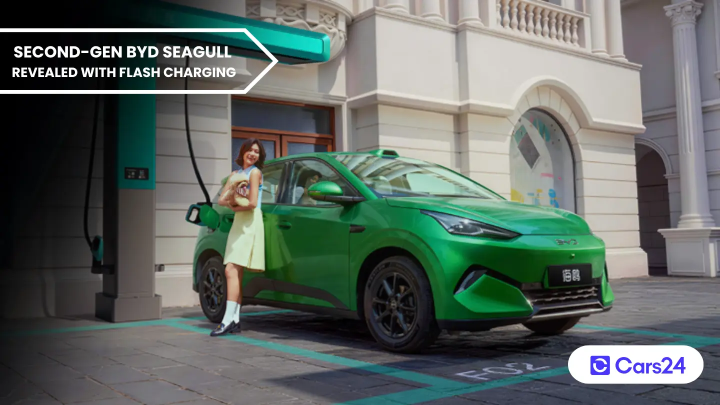 BYD Seagull revealed with flash charging